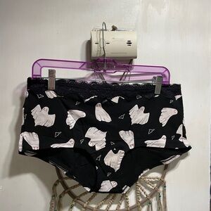 Torrid Black Ghost Print Panties